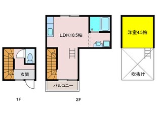 ハーミッツ・セル大桐の物件間取画像